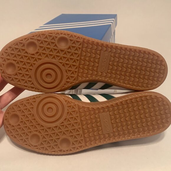 Samba Team Mexico, White and Green Adidas Sambas, Men's 7, New in Box - Picture 5 of 7